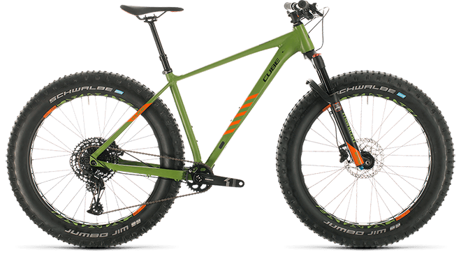 CUBE Nutrail green´n´orange 2020