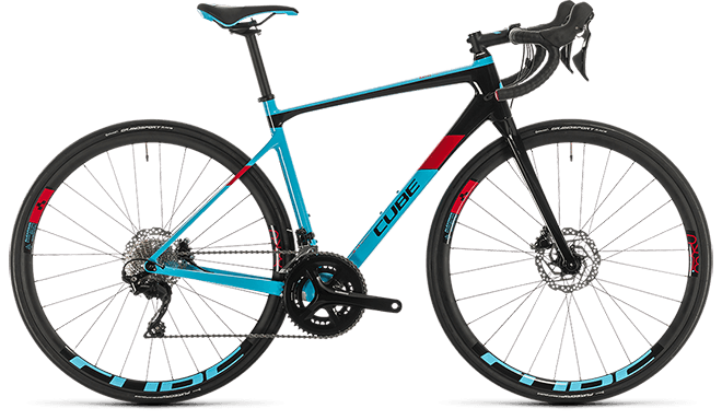 CUBE Axial WS GTC Pro lightblue´n´red 2020