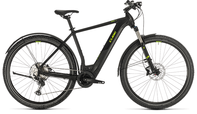 CUBE Cross Hybrid Race 500 Allroad black´n´green 2020