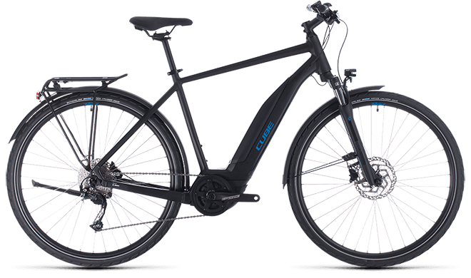 CUBE Touring Hybrid ONE 500 black´n´blue 2020