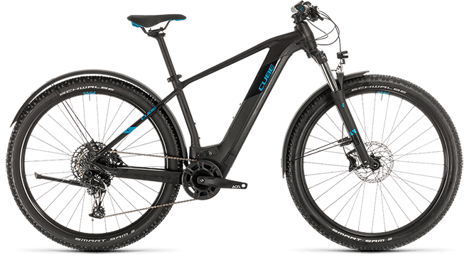 CUBE Reaction Hybrid EX 500 Allroad 29 black´n´blue 2020