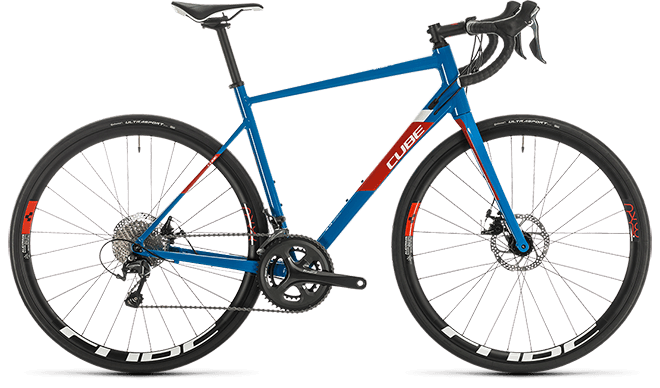 CUBE Attain Race blue´n´red 2020