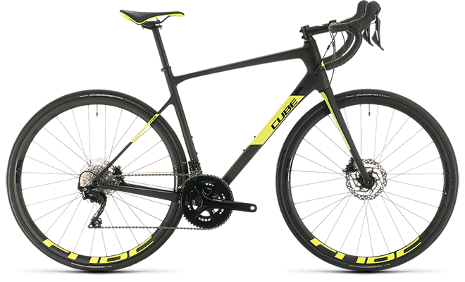 CUBE Attain GTC Race carbon´n´flashyellow 2020