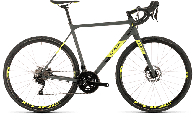 CUBE Cross Race Pro grey´n´flashyellow 2020