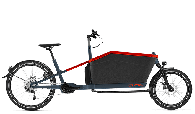 CUBE Cargo Hybrid Sport blue´n´red