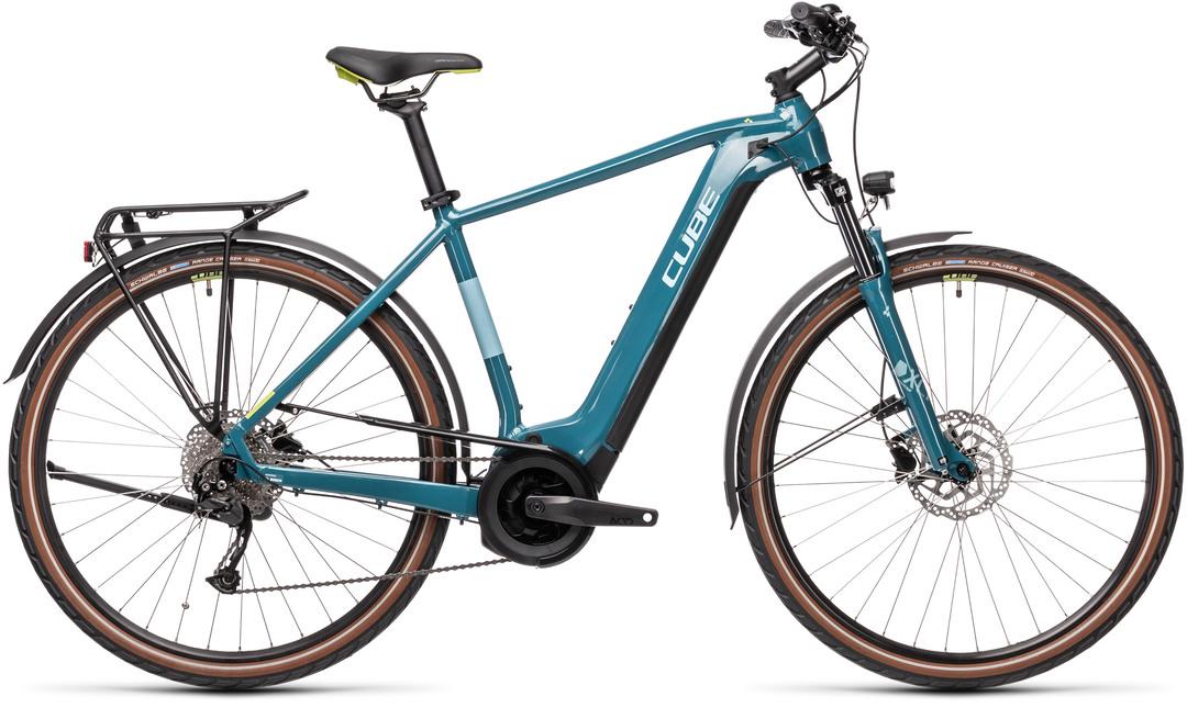 CUBE Touring Hybrid ONE 500 blue´n´green