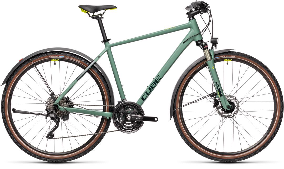 CUBE Nature EXC Allroad green´n´bluegreen