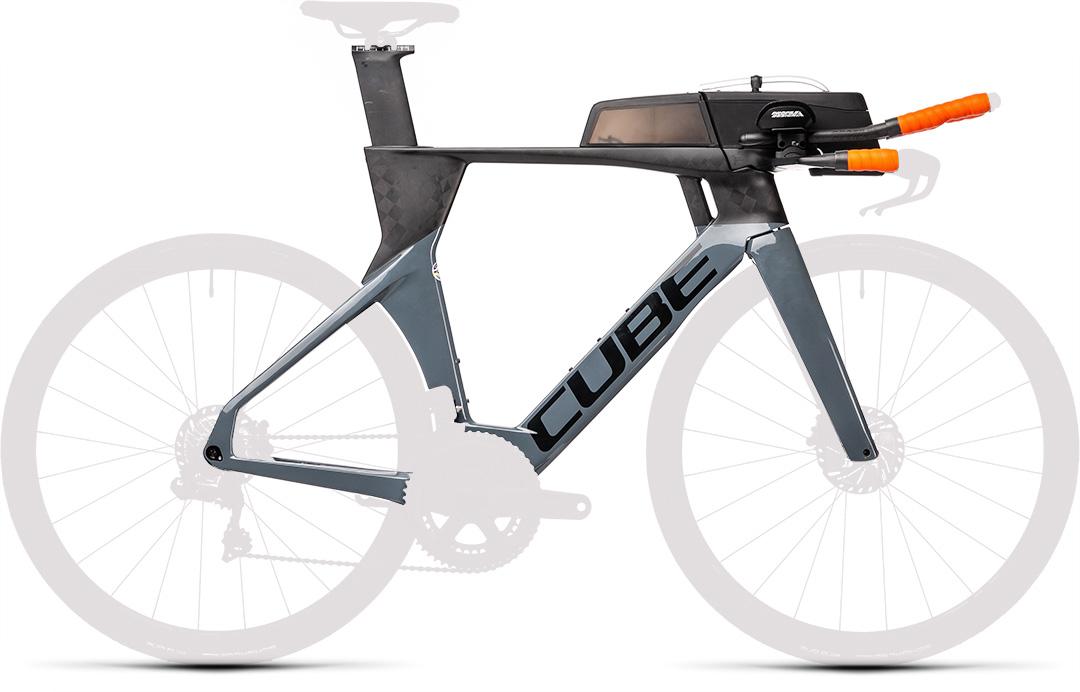 CUBE Aerium C:68 TT Rahmenset LOW carbon´n´grey