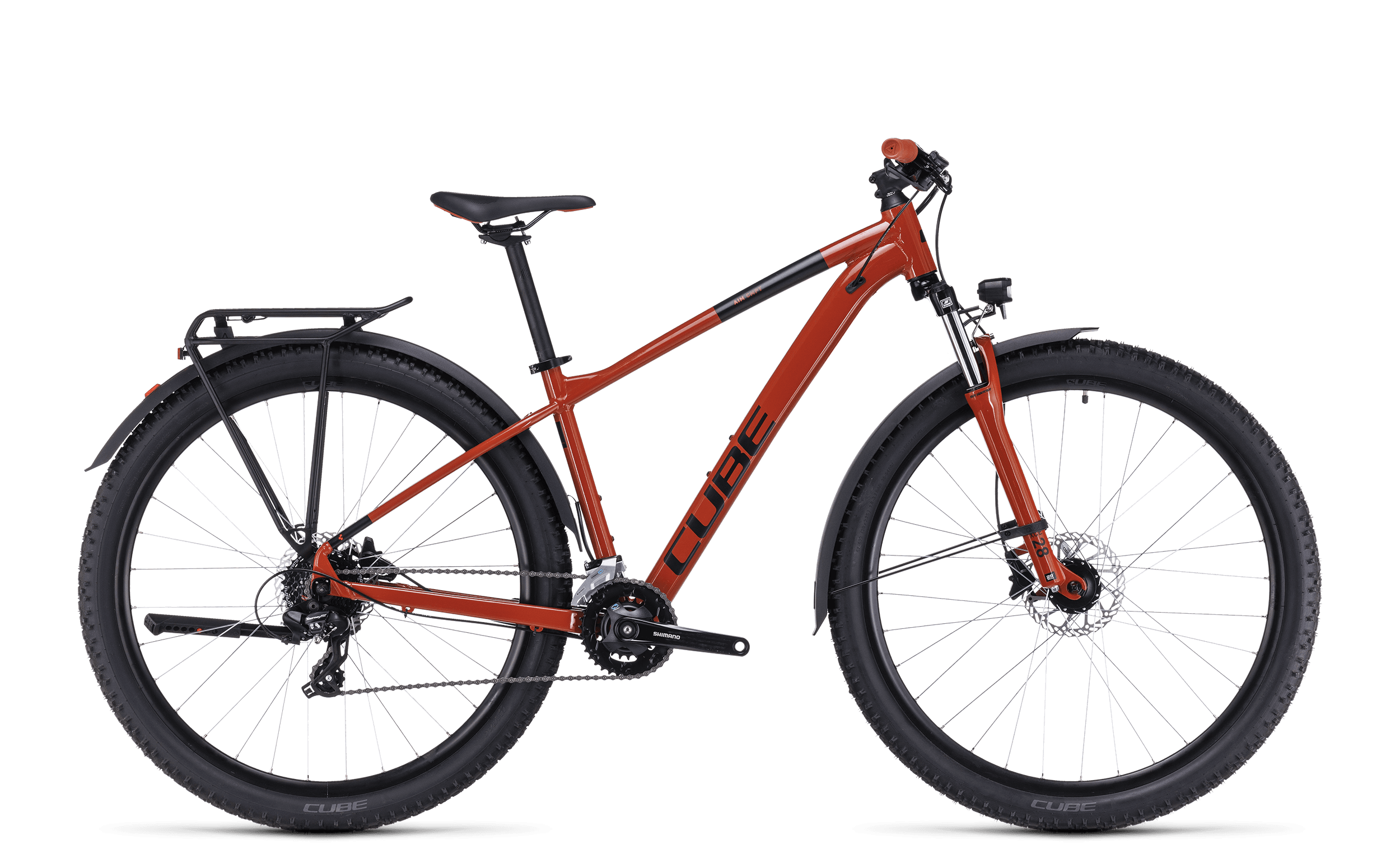 Cube Aim Allroad brickred´n´black