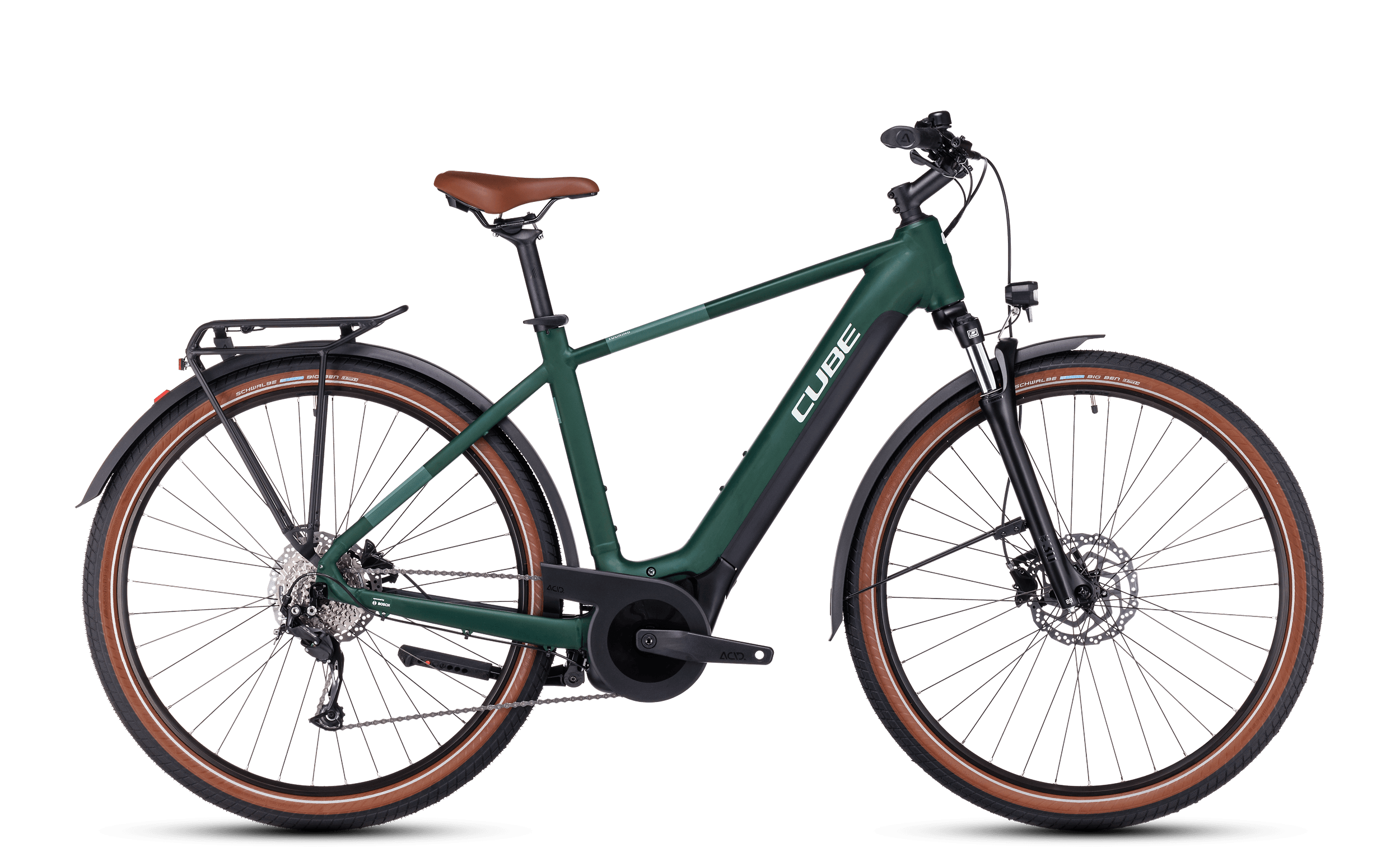 Cube Touring Hybrid ONE 625 darkgreen´n´green