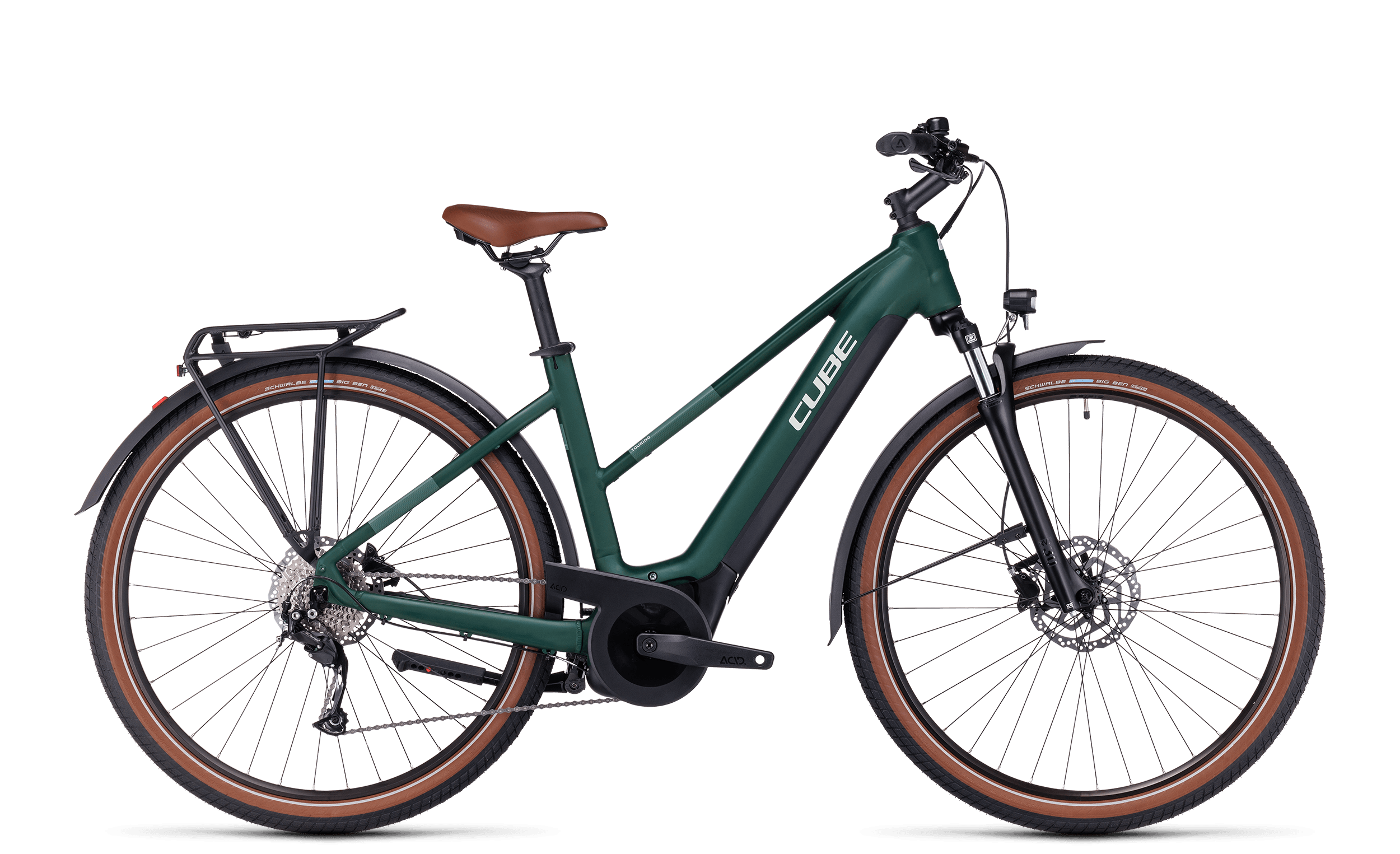 Cube Touring Hybrid ONE 625 darkgreen´n´green