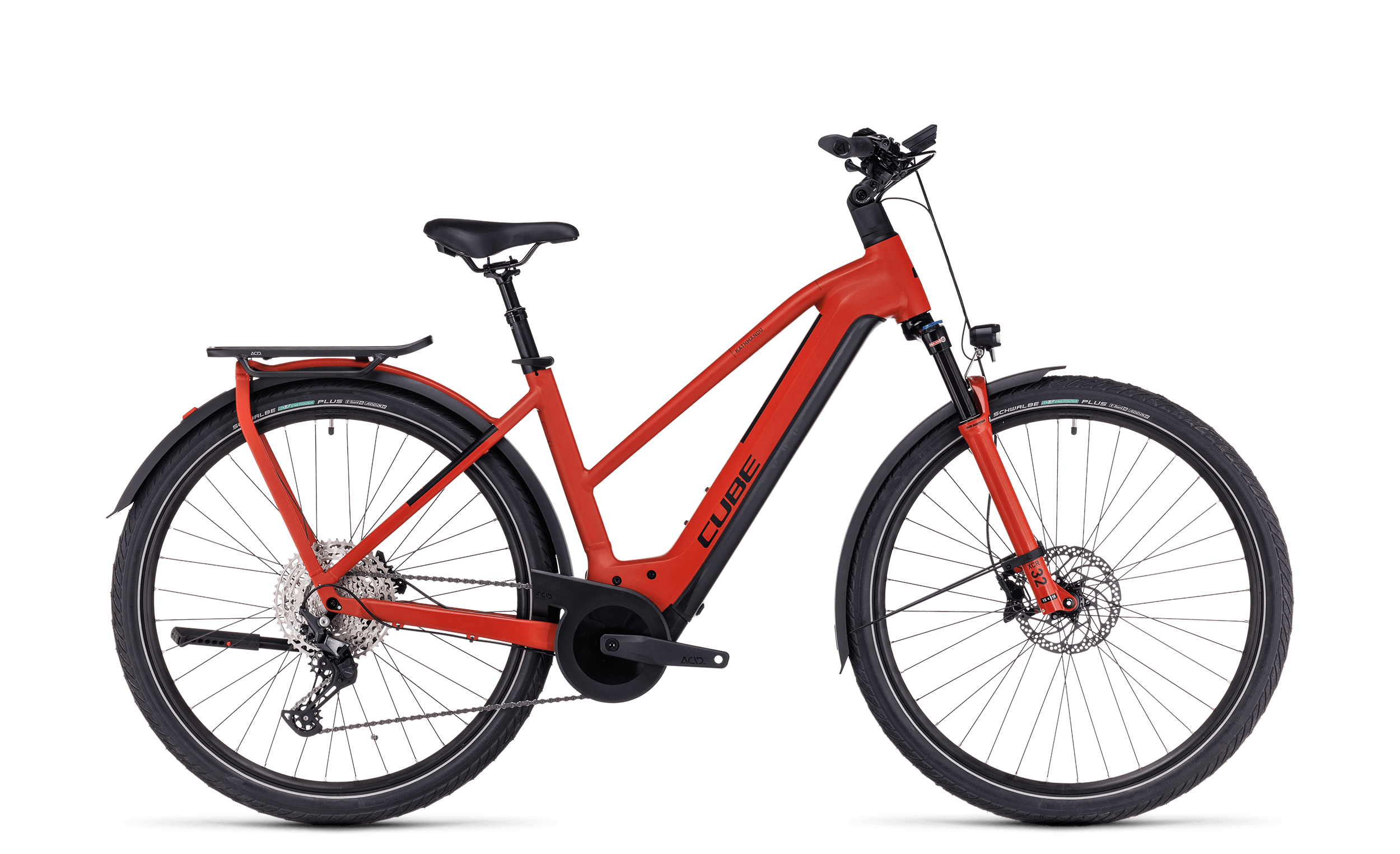 Cube Kathmandu Hybrid EXC 750 red´n´black