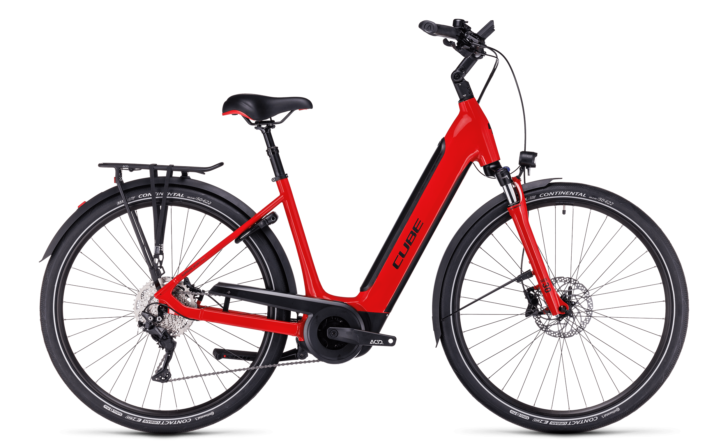 Cube Supreme Sport Hybrid Pro 500 red´n´black