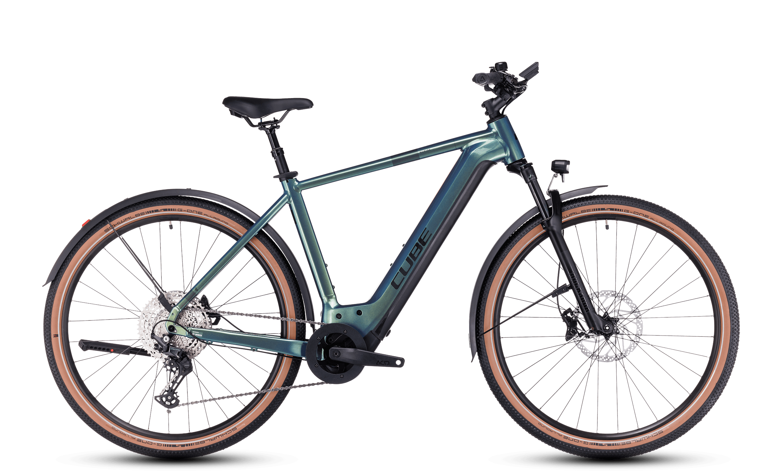 Cube Nuride Hybrid SLX 750 Allroad verde´n´black