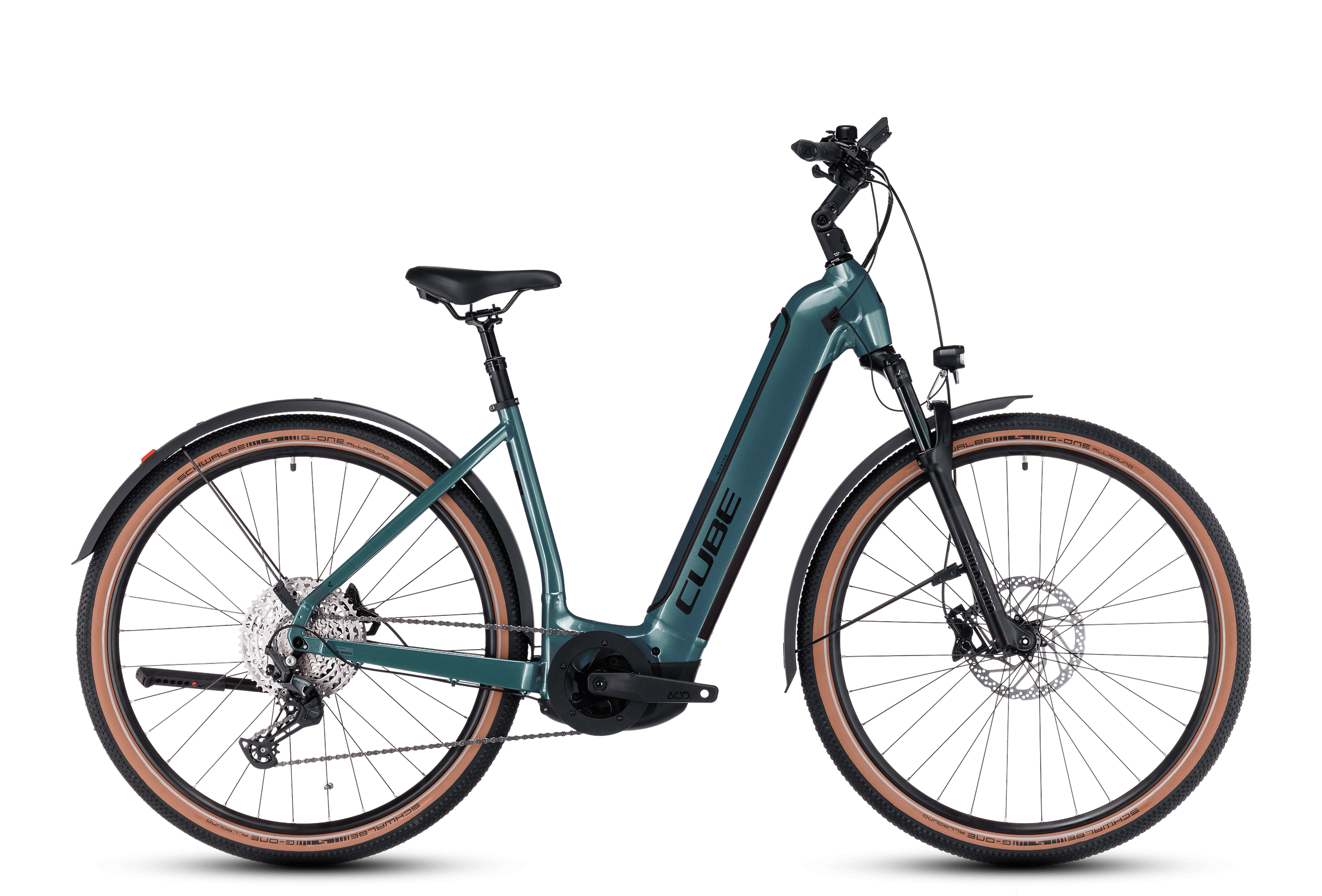 Cube Nuride Hybrid SLX 750 Allroad verde´n´black