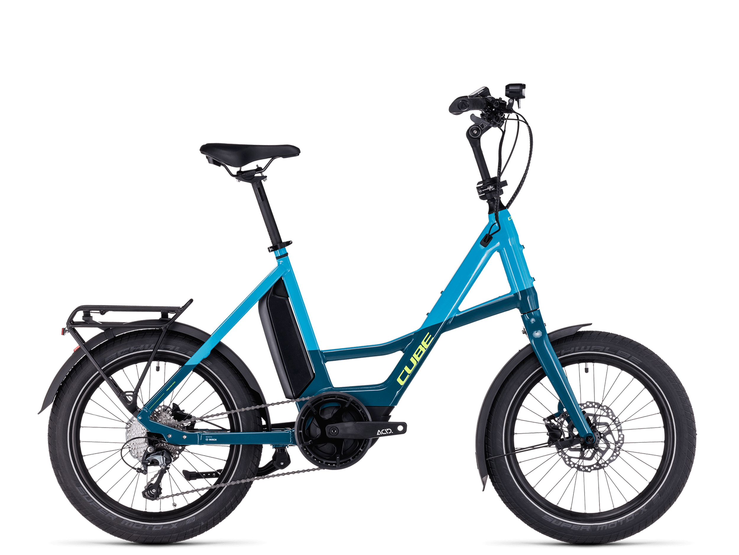 Cube Compact Sport Hybrid 500 blue´n´lime