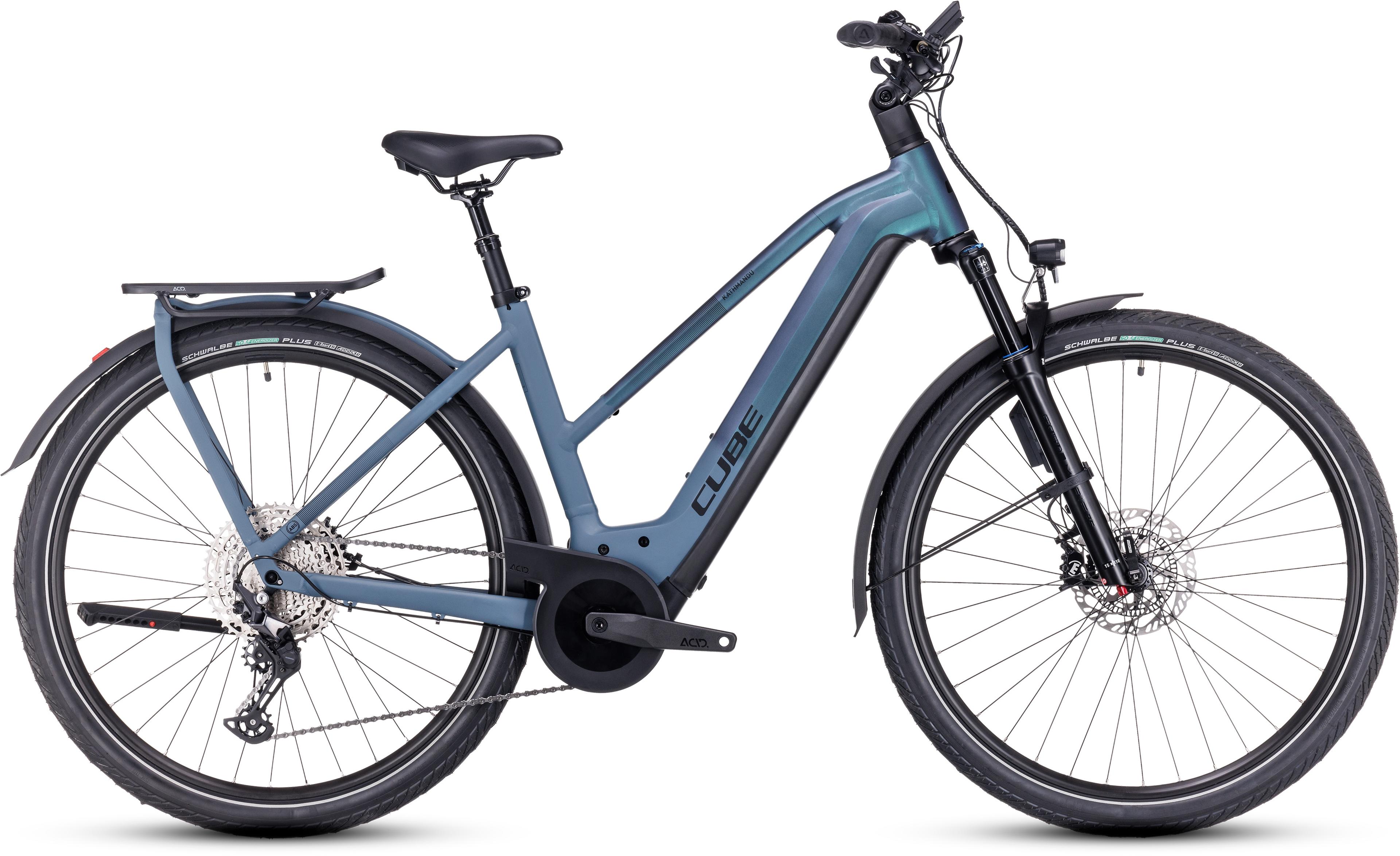 Cube Kathmandu Hybrid ABS 750 smaragdgrey´n´blue