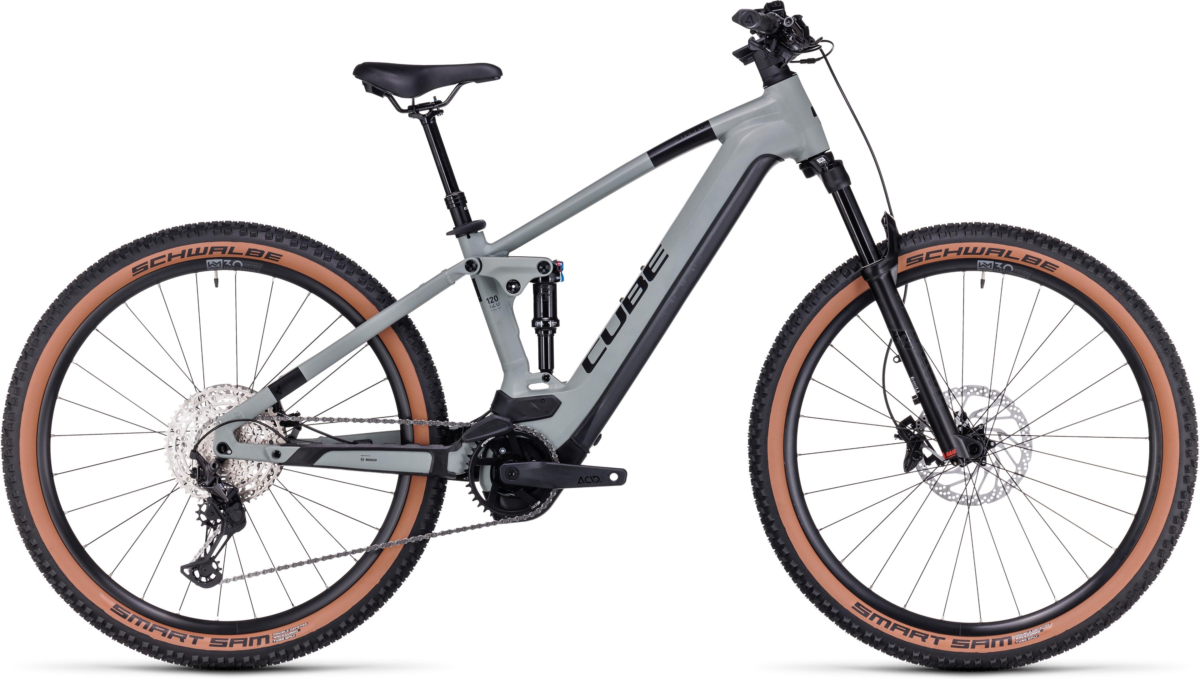 Cube Stereo Hybrid 120 SLX 750 swampgrey´n´black