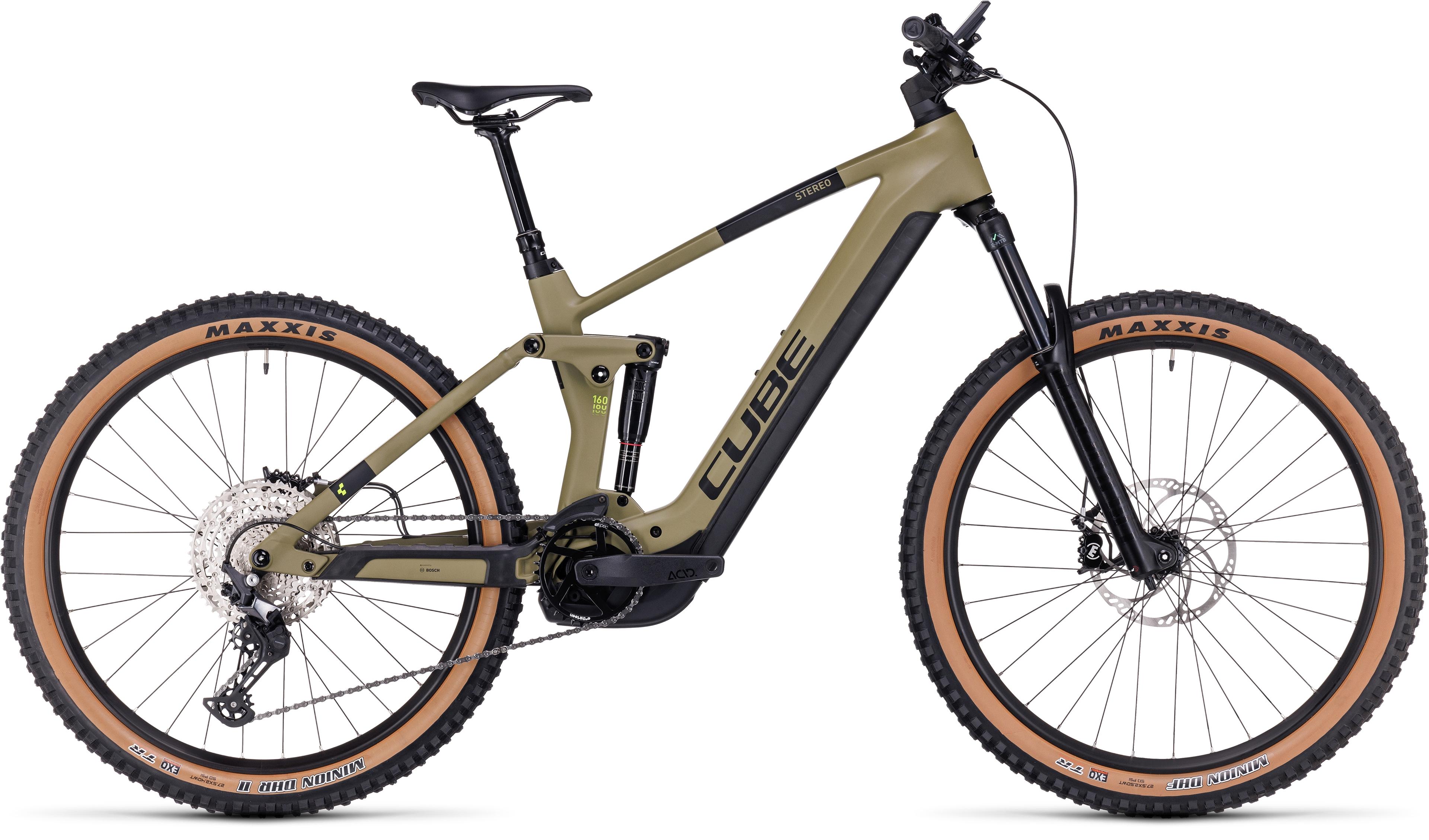 Cube Stereo Hybrid 160 HPC Race 625 27.5 olive´n´green