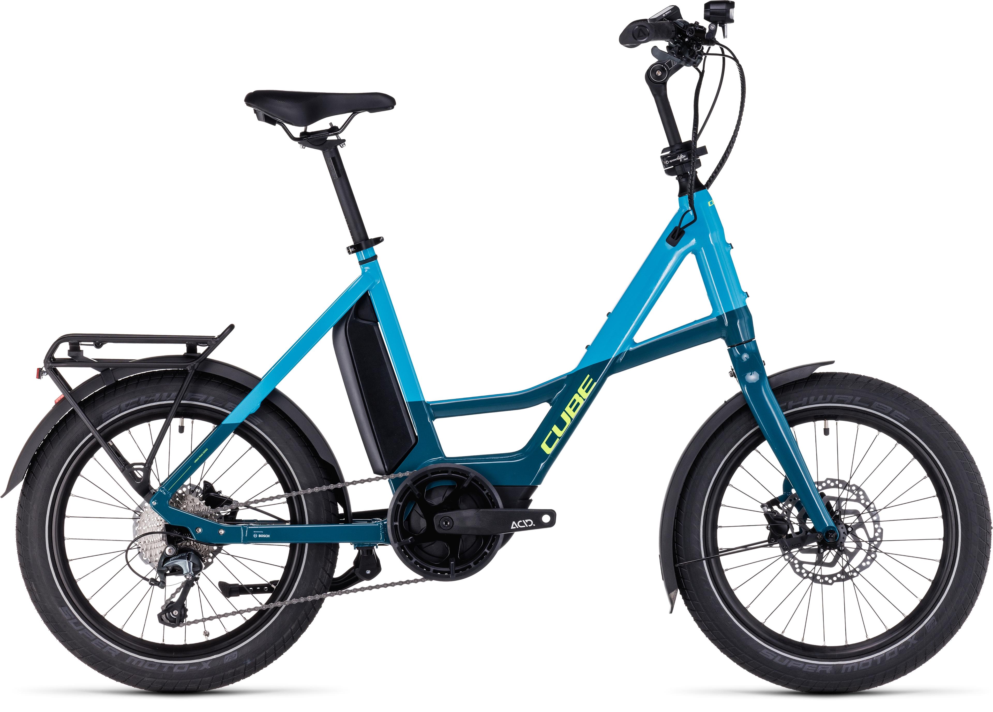 Cube Compact Sport Hybrid 500 blue´n´lime