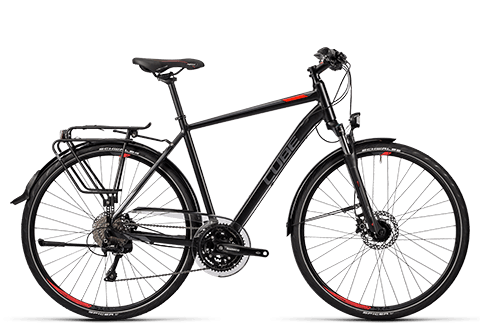 Cube Touring SL black grey red 2016