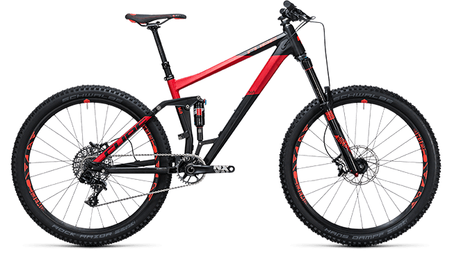 CUBE Stereo 160 HPA Race 27.5 black´n´red 2017