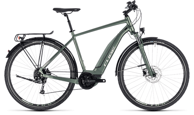 CUBE Touring Hybrid ONE 400 frostgreen´n´silver 2018