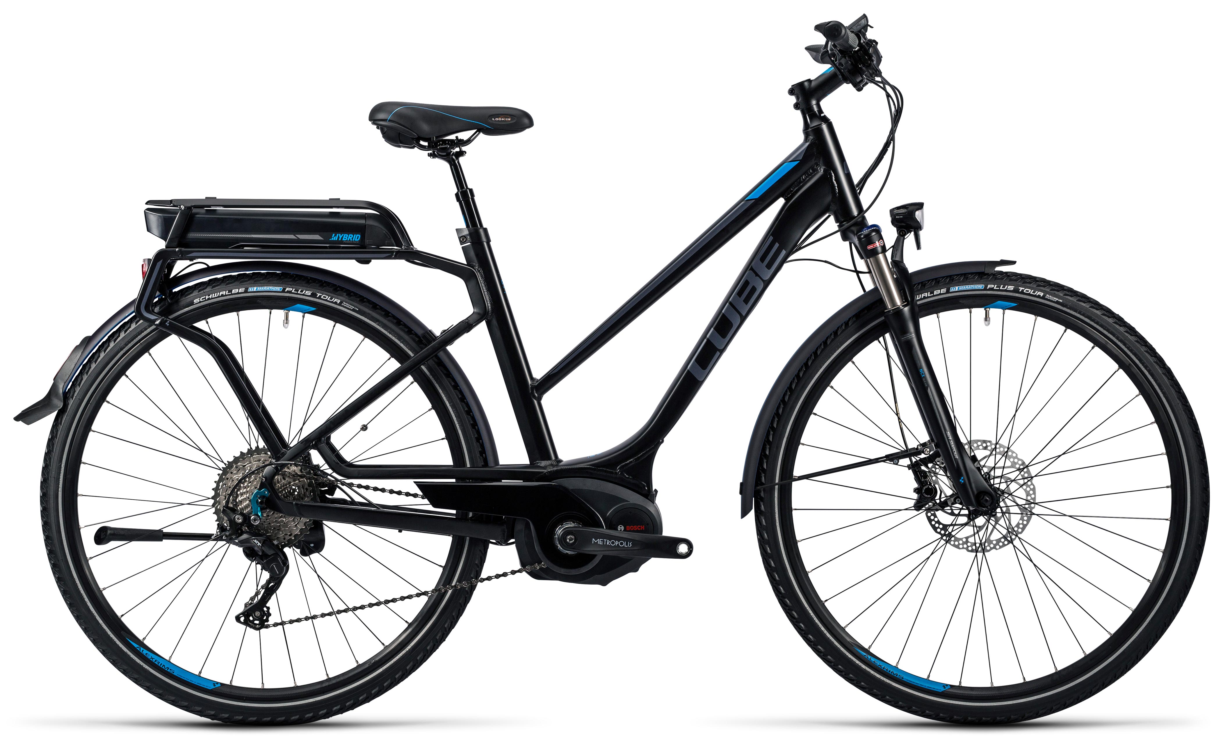 CUBE PRODUCT ARCHIVE | Cube Touring Hybrid EXC 400 black´n´flashblue 2016