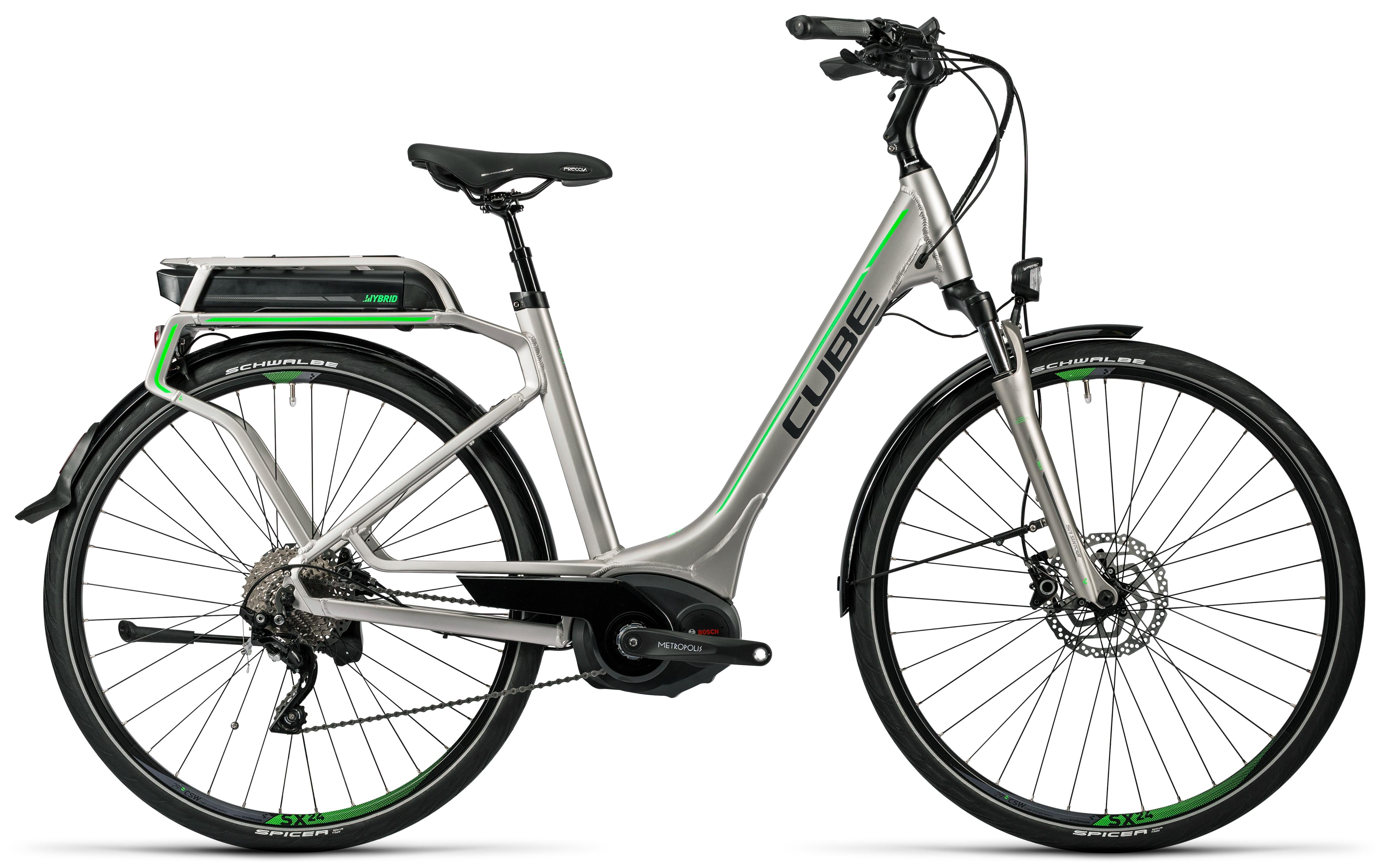 CUBE PRODUCT ARCHIVE | Cube Touring Hybrid Pro 500 silver´n´flashgreen 2016