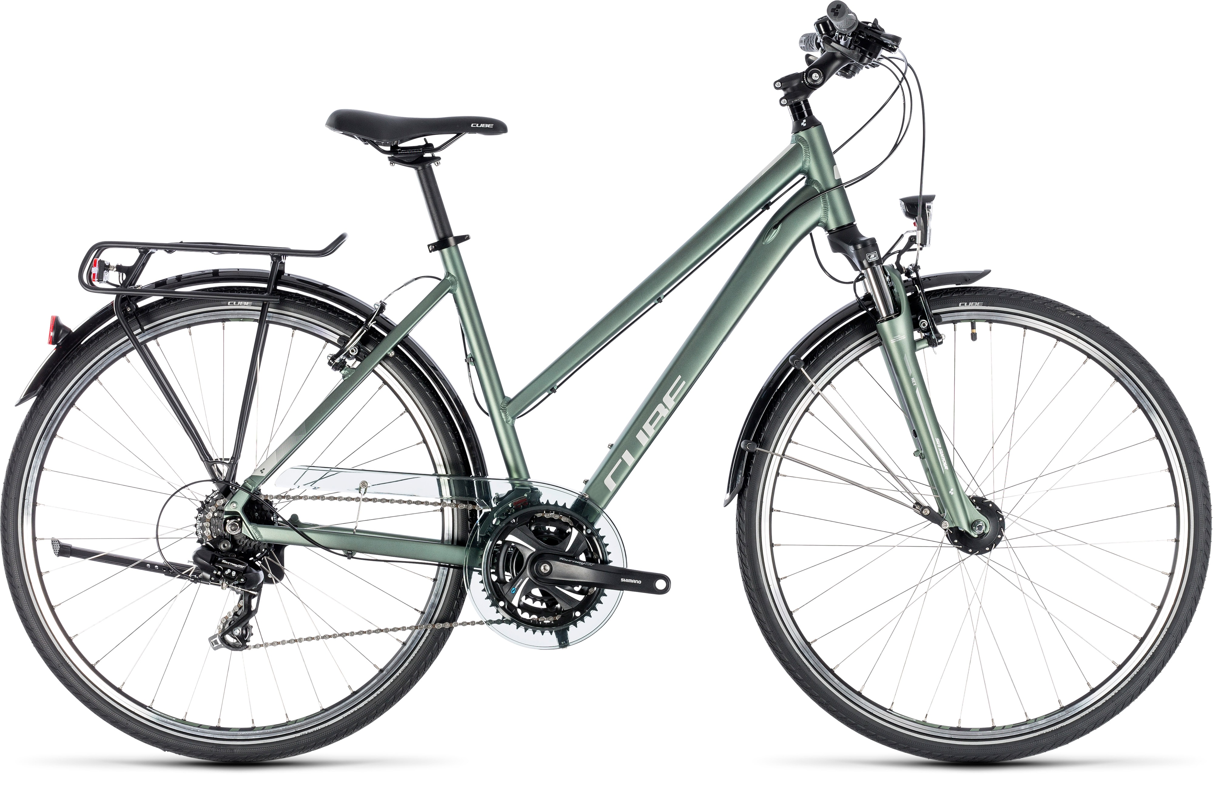 cube mountain bike green