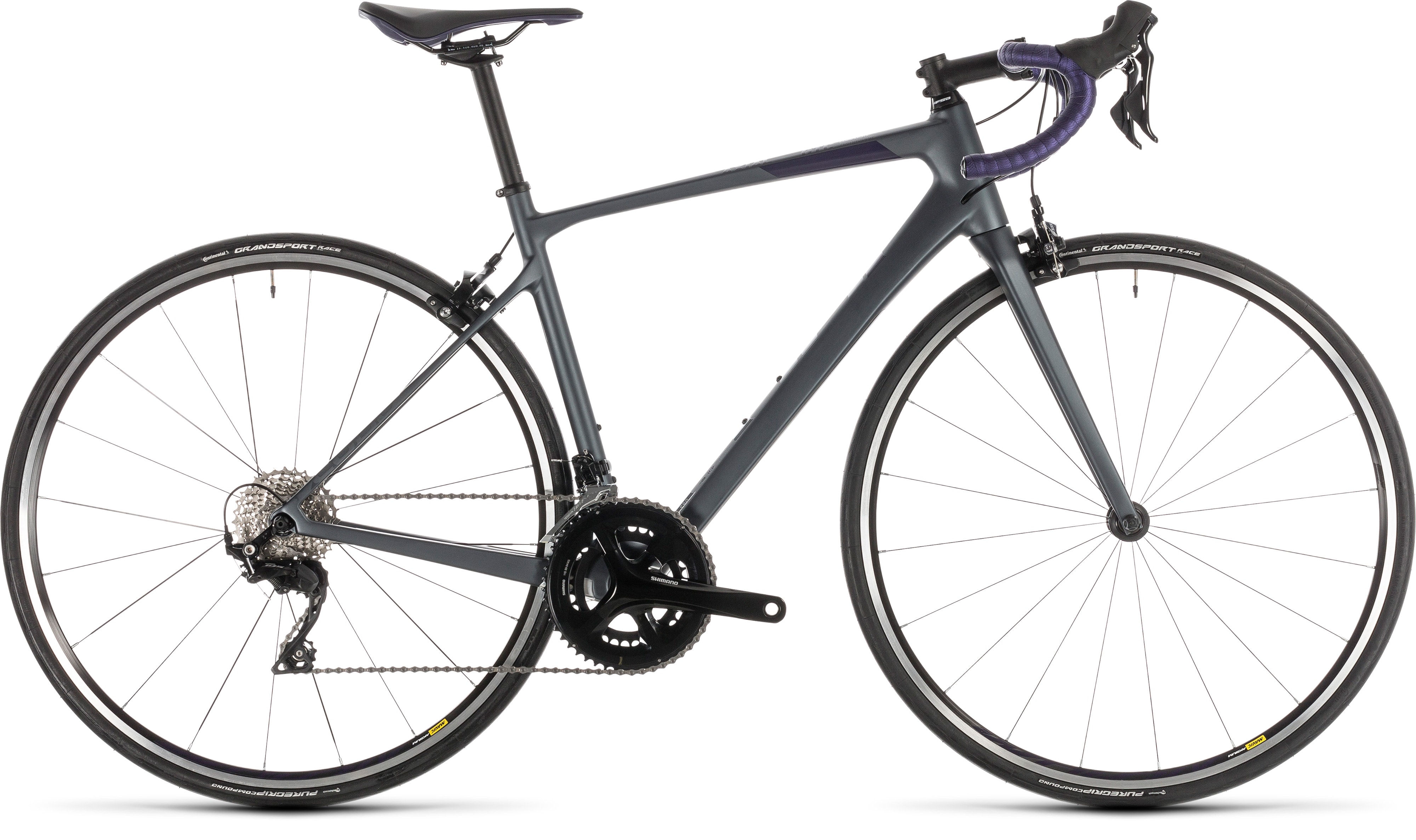 CUBE PRODUCT ARCHIVE Axial WS GTC Pro iridium n aubergine 2019