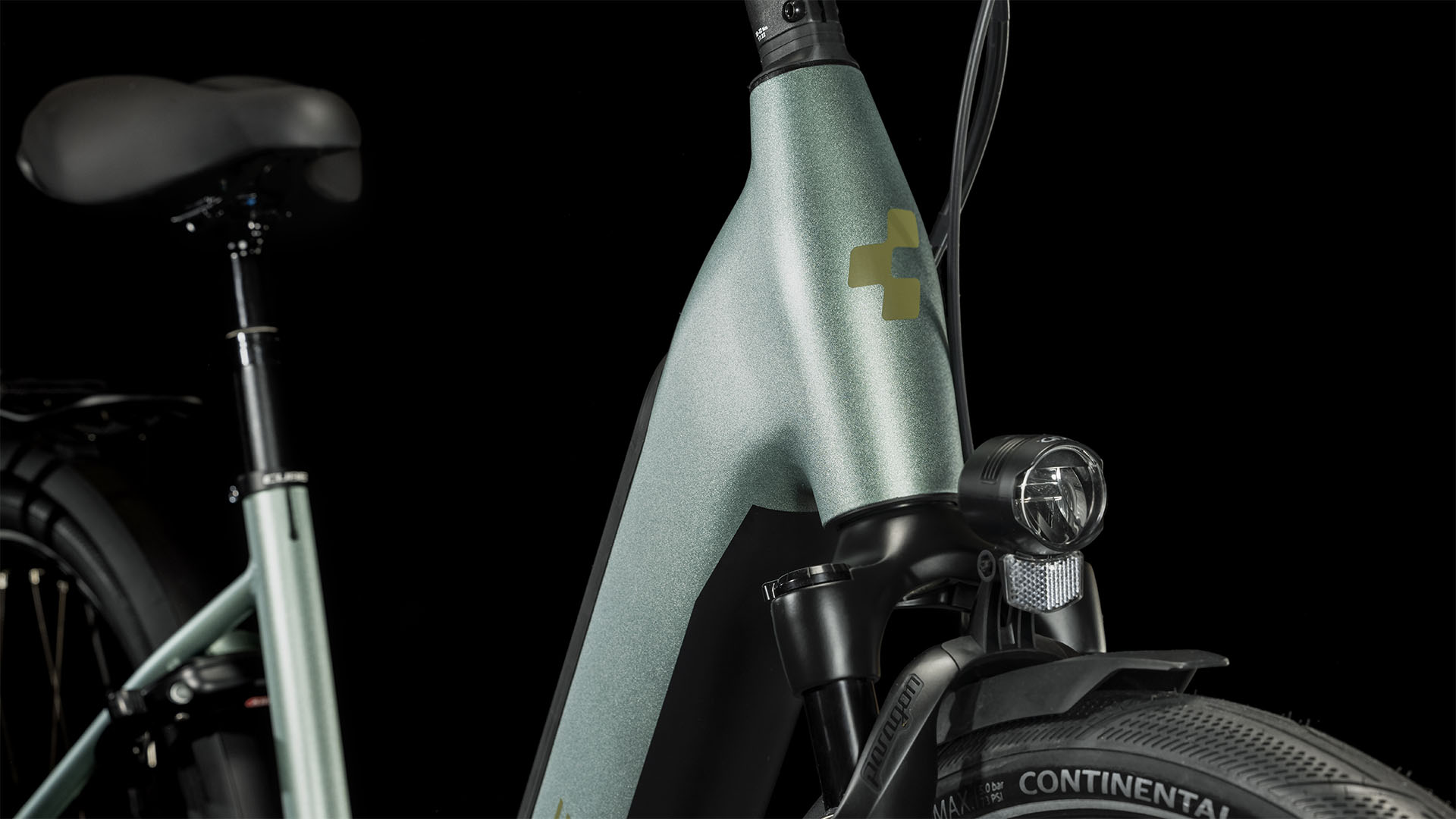 Meilleur vélo ville pour femme : Cube Supreme Hybrid EX 625 Olive